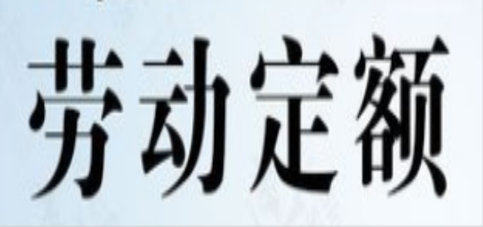 劳动定额是什么